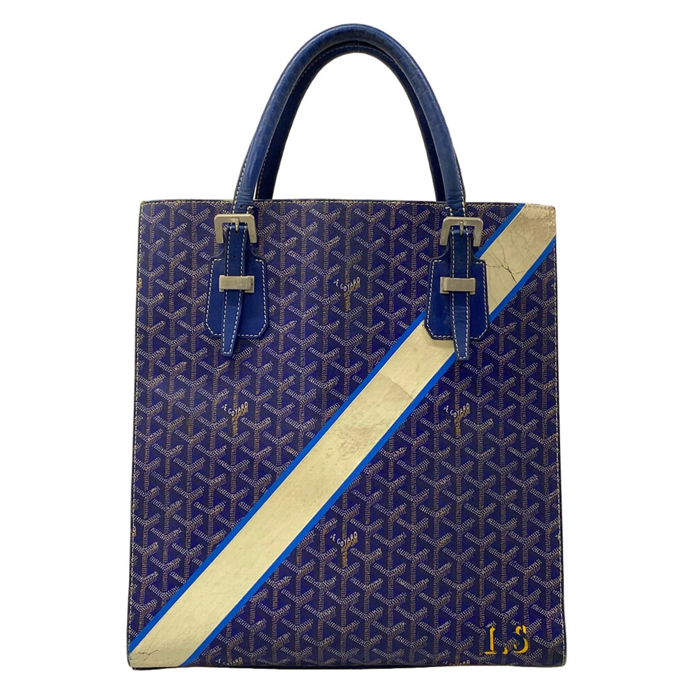 Goyard Comor Gm Blue Cream Multi Coated #319297G81B